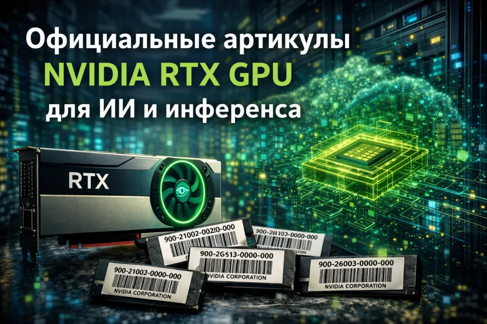 Официальные артикулы NVIDIA RTX GPU для ИИ и инференса